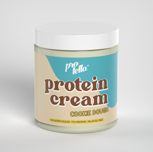 Protella® Crema Cookie Dough 250 g – Crema proteica Sabor Cookie Dough, Textura Cremosa y Sabor Intenso