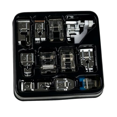 Kit de 11 Piezas Pies Prensatelas para Máquina de Coser