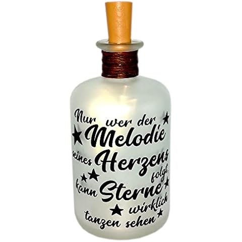 LED-Leuchtflasche Spruch Melodie Geschenk Geburtstag Geschenkflasche Flaschenlicht Dekolicht Cover
