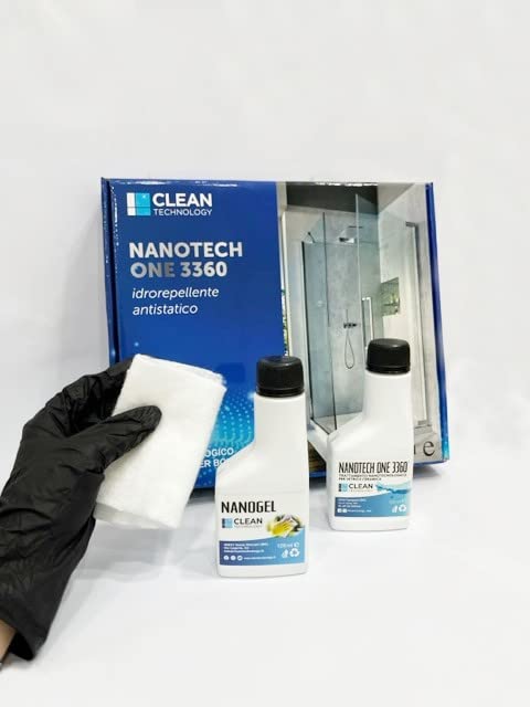 Clean Technology Nanotech One 3360 (125 ml) - Trattamento anticalcare permanente per box doccia (1)