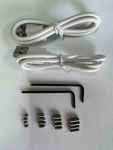 CVCBSER Smooth Swing Dueling Lightsaber Accessory, Motion Control Light Saber 2PCS Charging Cabes, 2PCS Wrenches, 16PCS Screws (M4*4+M4*6+M4*8+M4*10).