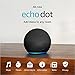 Amazon Echo Dot, Vibrant sounding Alexa speaker, Great for bedrooms, dining rooms and offices, Charcoal
