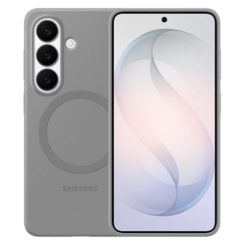 Image of Samsung Galaxy S26 Silicone Magnet Phone Case, Soft-Touch, Durable Grip, Great Feel, Gray