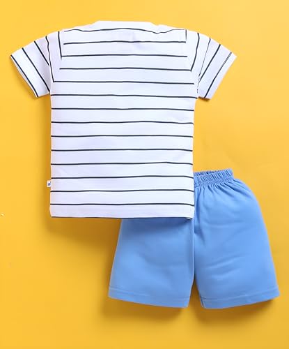 Image of Tonyport Boys Printed T-Shirt & Shorts