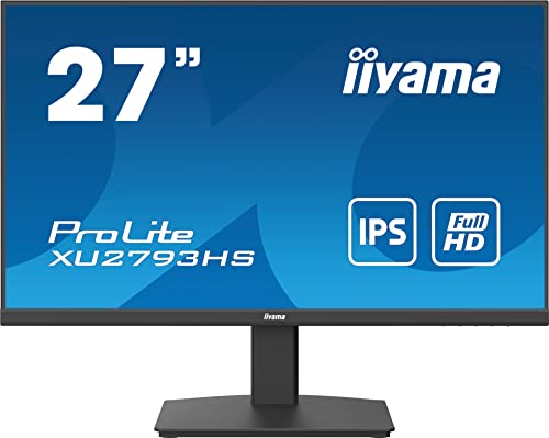 Iiyama Prolite XU2793HS-B5 68,5cm 27" IPS LED-Monitor Full-HD HDMI DP FreeSync Ultra-Slim-Line schwarz