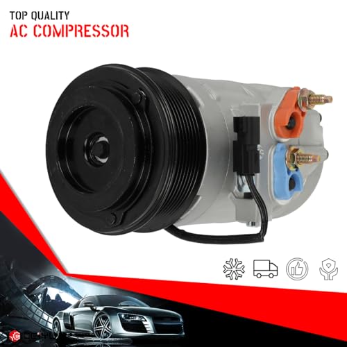 Image of CCIYU AC Compressor w /Clutch for Ford F-550 Super Duty 6.7L 2011-2025