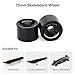 maxfind 75mm 78A Skateboard Wheels – Soft Polyurethane Longboard & Electric Cruiser Wheels, Set of 4
