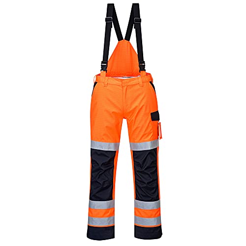 Pantalón Portwest MV71 peto alta visibilidad ignífugo antiestático impermeable multi norma