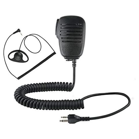 KCTIN Speaker Mic for Midland with 3.5mm Earpiece for GXT1000VP4 LXT600VP3 GXT1050VP4 GXT1000XB Walkie Talkies Cover
