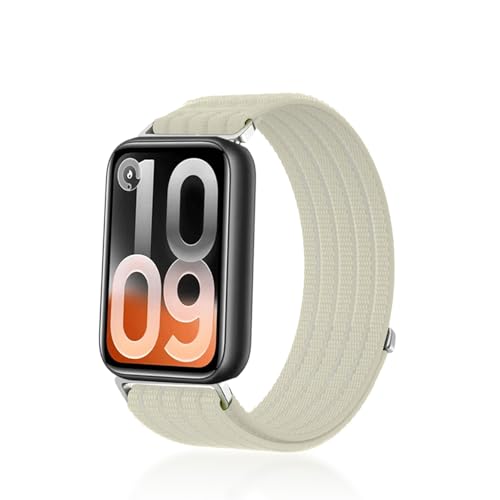 [HUKWIMO] For Xiaomi Smart Band 10 Pro �R�R���p�`�u�� �����x�� �g�o���h �i�C���� �E���ȒP �X�|�[�c�o���h �҂ݍ��� ��� �h�� �_�炩�� �j�����p �L�k�o���h �T�C�Y�����\ �אg Xiaomi Smart Ba