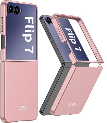 Image of Kapa Ultra Thin Back Case for Samsung Galaxy Flip7 / Z Flip 7 | Full Body Protection Hard Back Cover (Pink)