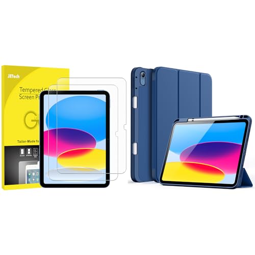 Funda Slim y Protector de Pantalla JETech para iPad de 11 y 10 Generación