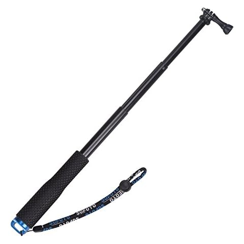 VVHOOY Selfie Stick Extendable 11.25-37inch Handheld Aluminum Telescopic Pole Monopod Compatible with Gopro Hero 11 10 9 8 7 6 5,AKASO EK7000,Brave 4,V50,Dragon Touch,Victure,REMALI Action Camera Cover