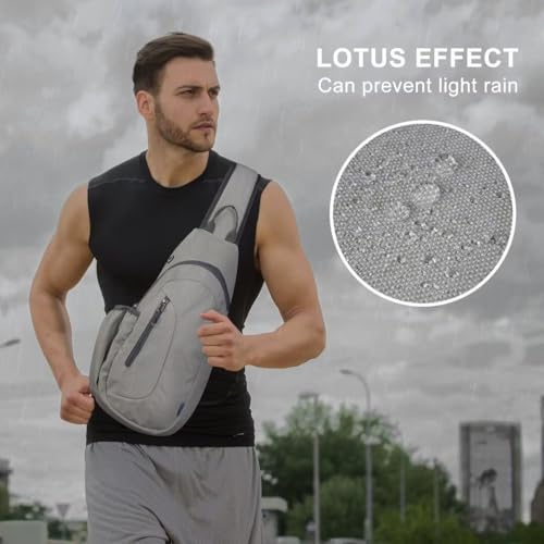 Bolso bandolera grande TITECOUGO impermeable para mujeres y hombres miniatura 2