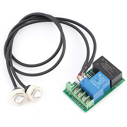Infrared Liquid Level Sensor Water Level Detector Level Alarm Control Module AC85V to 265V 100MΩ for Laboratory Automatic Water Filling System of Fish