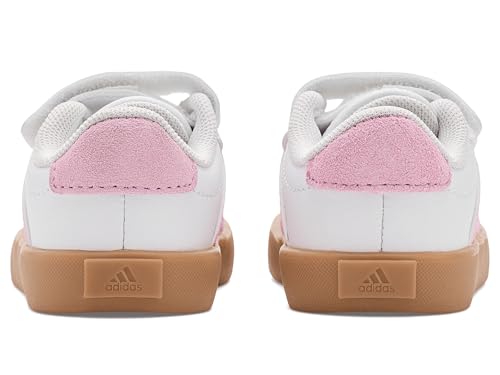 Image of adidas Boys Vl Court 3.0 Slip On Sneakers Shoes Casual - Pink, White