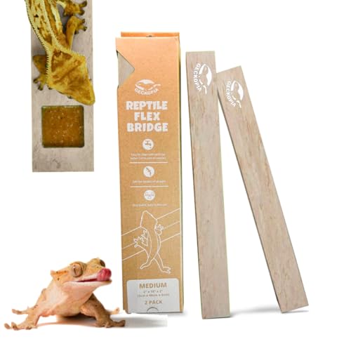Image of GECKOPIA Reptile Flex Bridge Large (Plain Wood, 36 Inch Long)