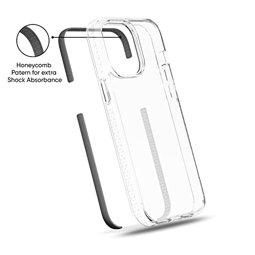 Image of Vaku Luxos Thermoplastic Polyurethane Guard Series For iPhone 14 Plus Cover Case,10 Feet Drop Protection,Shockproof,Scratch Resistant,Slim,Thin Compatible With iPhone 14 Plus Back Cover-Grey