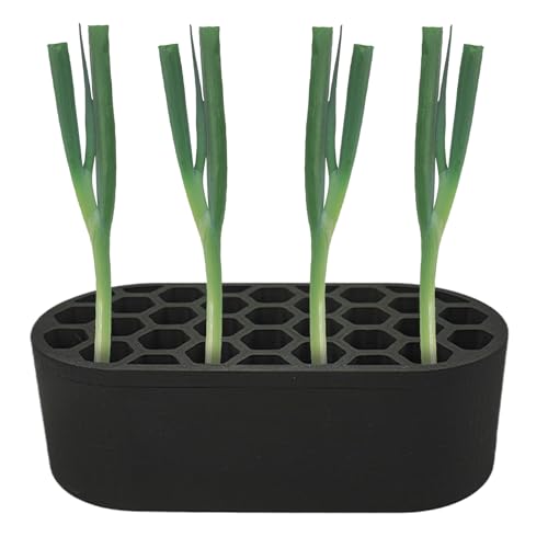 Bandejas de germinación, kit de plantas, 5.9 x 1.9 x 1.9 pulgadas, brote de plántulas, regenerador, configuración hidropónica, diseño compacto, fácil de usar, material reutilizable para césped