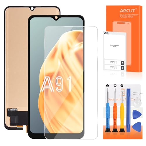 Display per Oppo A91 LCD Sostituzione Schermo per Oppo A91 PCPM00 CPH2001 CPH2021 Schermo LCD Incell Touchscreen Digitizer Vetro Completo Assembly con Riparazione, Nero
