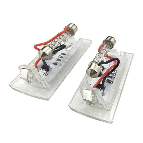 Luz LED de matrícula BMW X5 E53 1999-2003 X3 E83 03-10 blanca 4