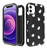 Plakill for iPhone 11 Protective Case 3 in 1 Designer Funny Ghost Halloween Drop Tested Cute Cases f
