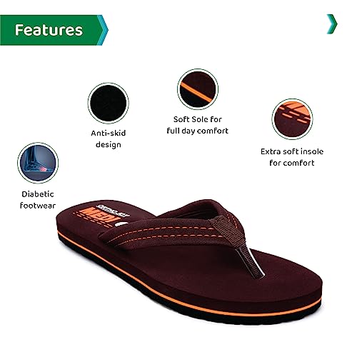 Image of ORTHO JOY Extra soft women's orthopaedic comfort fit slippers for women's daily use