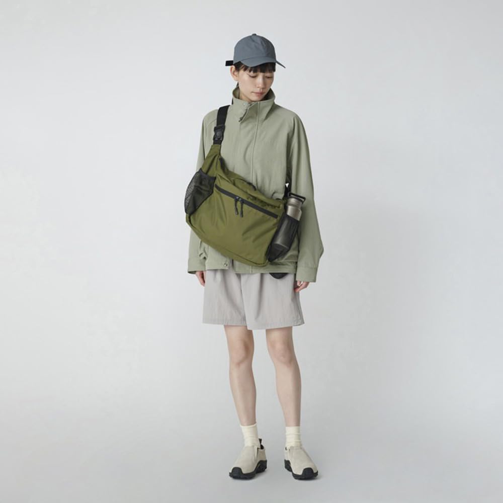 限定 新品未使用 スノーピークショルダー ボディバッグ キャンプ イエローグレー 限定 新品未使用 スノーピークショルダー ボディバッグ キャンプ