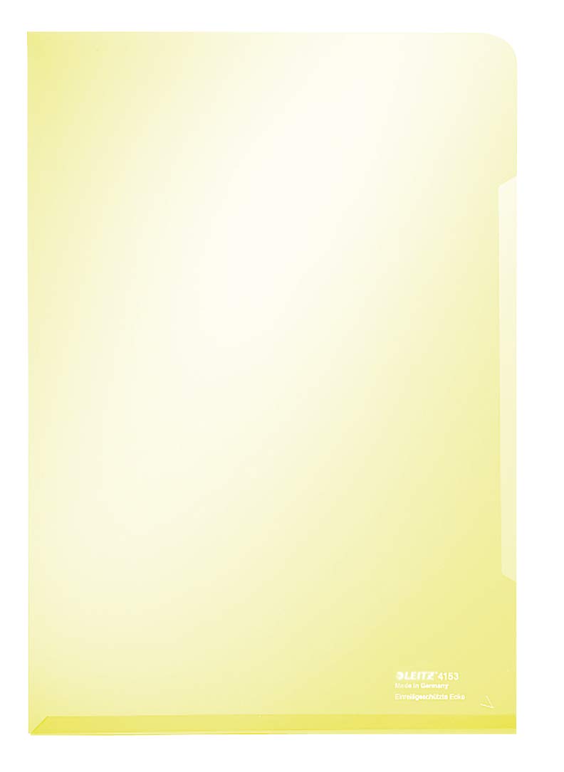 Leitz Sichthülle Super Premium, A4, PVC, dokumentenecht, gelb