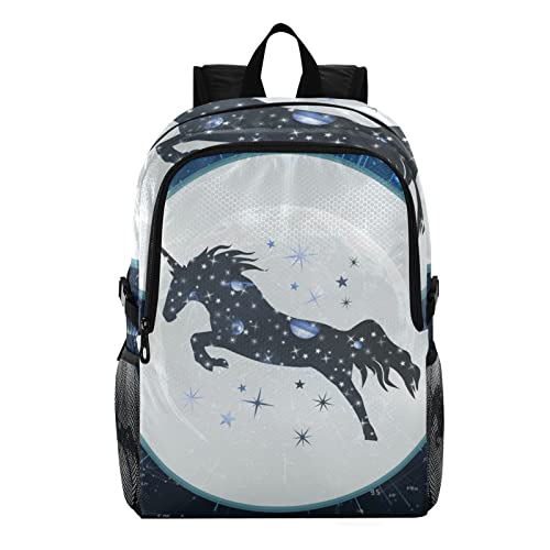 Sac à dos espace licorne Vnurnrn idéal pour les sorties scolaires et vacances en famille