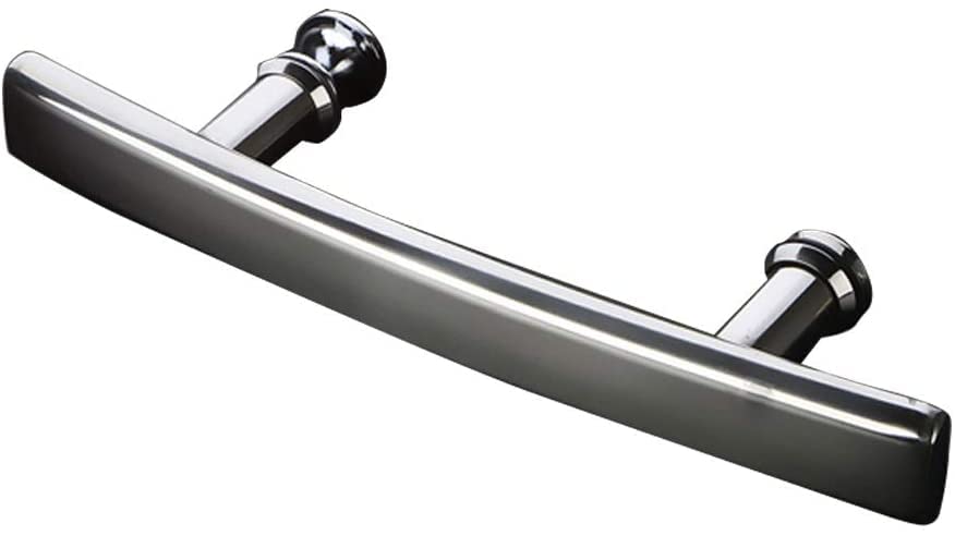 Poignée de douche incurvée en acier pour remplacer un bouton usé