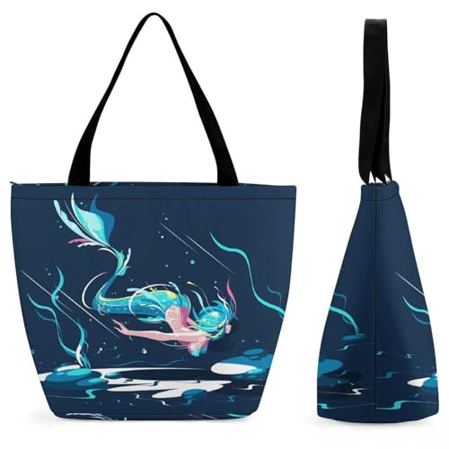 Sac à main pour femme sirène finitions soignées grand sac cabas chic voyage