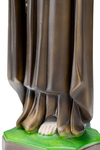 Estatua Santa Clara resina y mármol 12 pulgadas miniatura 4