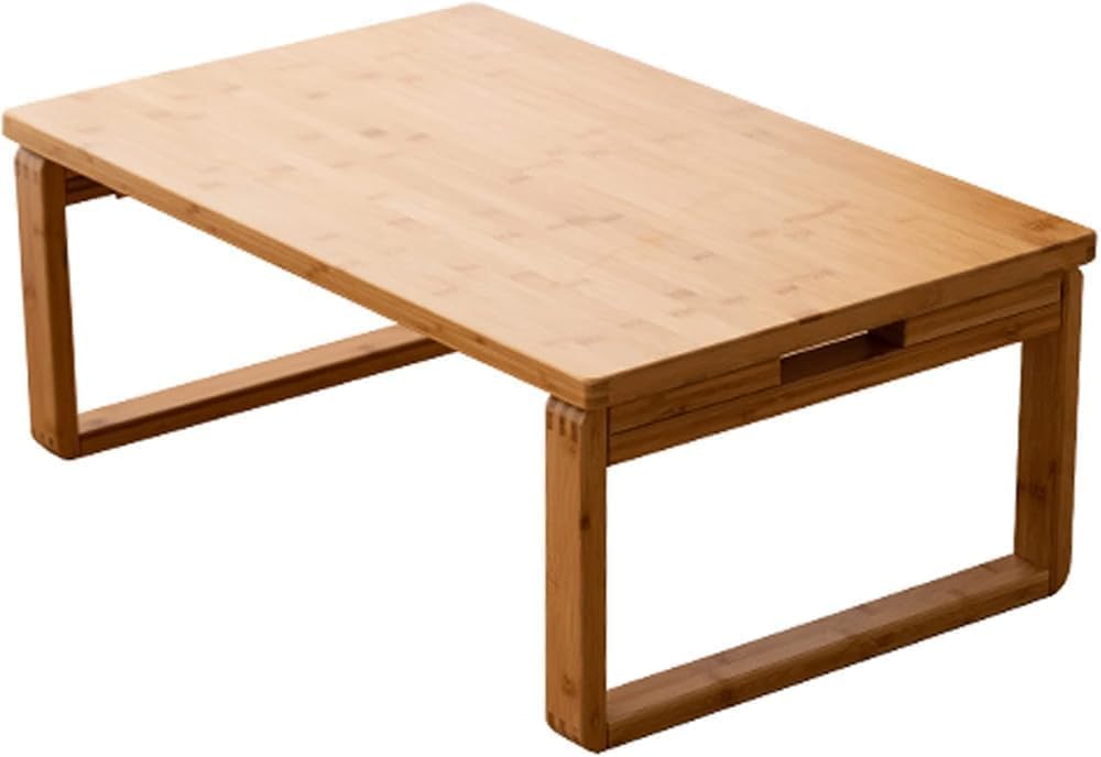 Table basse japonaise pliante en bois pour petits espaces