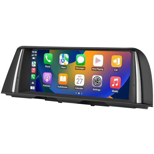 BMW 5�V���[�Y F10 F11 (2011-2012) CIC�V�X�e���A���C�����XCarPlay&Android Auto�p�J�[�X�e���I�A�A�b�v�O���[�h�t�@�N�g���[���W�IBluetooth IPS�^�b�`�X�N���[���w�b�h���j�b�g1920x720p(10.