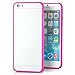 Produktbild Saxonia Aluminium Bumper Apple iPhone 6 Plus / 6S Plus Ultra Slim Alu Case Schutz Hülle Rahmen (mit Klinke) Pink