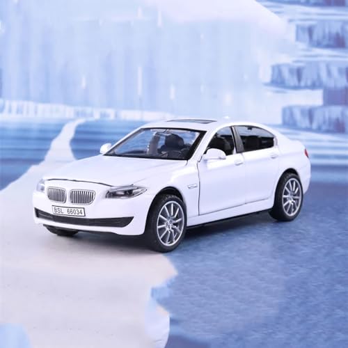 Image of DUWOL1:32 Model 535i Car Scale Exclusive Alloy Metal Pull Back Die-cast Car with Sound Light Mini Auto Toy for Kids Metal Model Toy Cars with Sound and Light