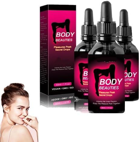 Pleasure Peak Secret Potion, Spanish Fly Drops for Women Enhance Sexual Arousal, DesireFusion Passion Elixir, Secret Happy Drops, Potion of Pleasure Peak, Spanish Fly Drops for Women (3PC)