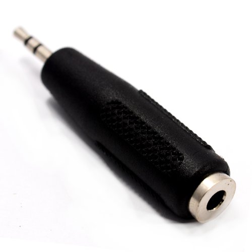 kenable 001272 Adaptador de Cable 2.5 mm 3,5 mm Negro - Adaptador para Cable (2.5 mm, 3,5 mm, Male Connector/Female Connector, Negro)