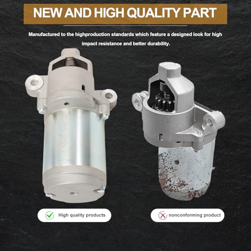 Anlseiod Electric Starter Compatible MTD Yard Man Craftsman Riding Mower Machines Starter for Craftsman Mower electric starter motor for Cub Cadet Self Propelled Walk Behind Mower 751-12207A 951-12207