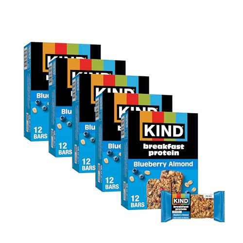 KIND Breakfast Protein Bars, Blueberry Almond, 8g Protein, 30 ct Bulk Snack - image 1