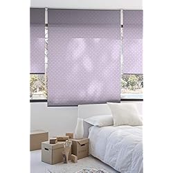 Estor Morado Estoralis Estor enrollable digital, Poliéster, Malva, 70 x 150 cm