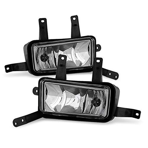 AKKON - For 2015-2018 Chevy Suburban Tahoe SUV Bumper Driving Fog Lights Lamps W/Bulbs Left+Right Replacement