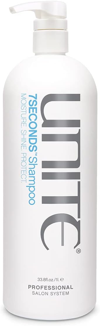 7SECONDS Shampoo – Professional-Size Lightweight Daily Cleanser That Boosts Shine, Strengthens & Helps Protect Color – Defends Against UV & Heat Damage – For All Hair Types – 32 Fl Oz