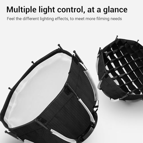Softbox octogonal plegable Zerodis con bolsa para fotografia de retrato 3