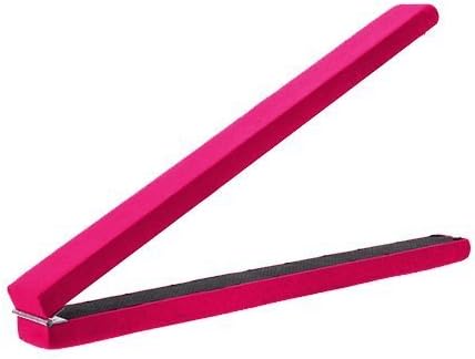 7ft Folding Gymnastics Balance Beam | Faux Suede | Kids Fitness Training | Home Gym Exercise | Stainless Steel Feet | Soft-Close Hinges | Non Slip | Made in the UK