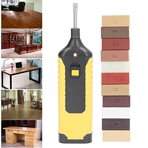 Kit de reparo de piso de madeira Tyenaza, preenchimento de arranhões laminado de rachaduras para móv