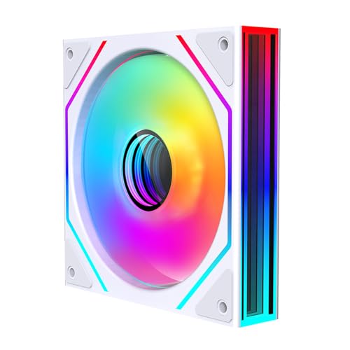 Image of Prism4 Ultra 120mm ARGB PC Case Fans(White Forward 1 Pack)