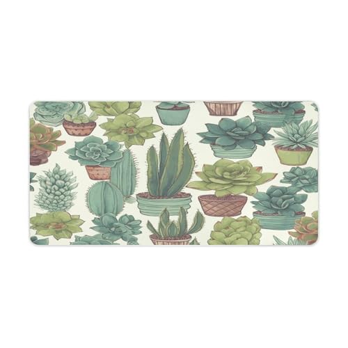 Alfombrilla de Escritorio Grande Cactus Succulents