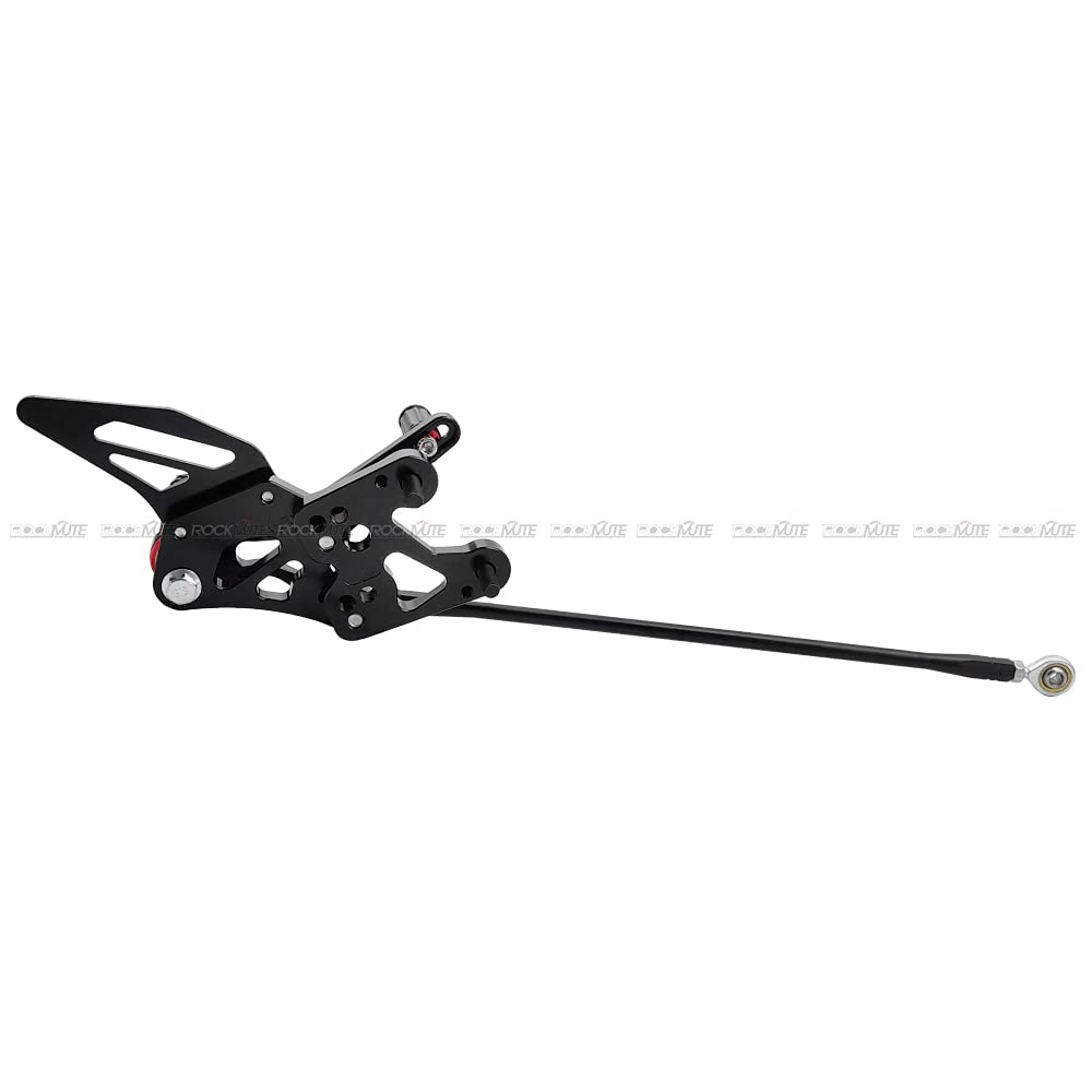 Set di pedane posteriori per moto per Yamaha FZ1 2006-2016, FZ8 2010-2013 Non-ABS, poggiapiedi regolabili, leva del cambio, pedale del freno, pedane posteriori